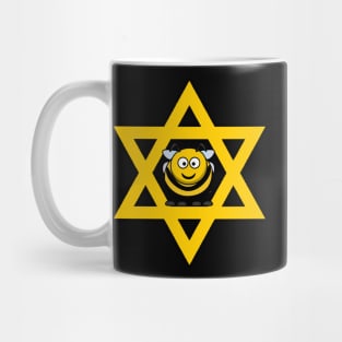 Star of David with a Honey Bee Mug
